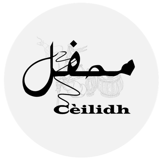 Logo of the Mehfil-Cèilidh to be used Floating Action Button and the tap on it will help you access the application form and open call brief pdf